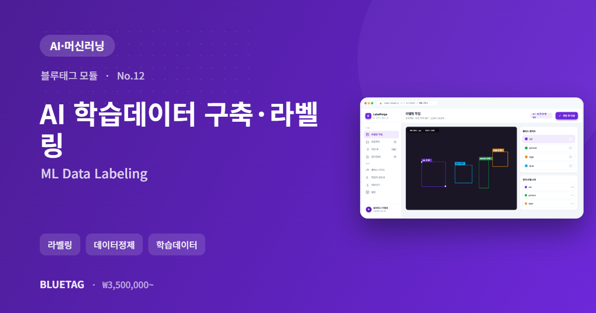 AI 학습데이터 구축·라벨링 미리보기